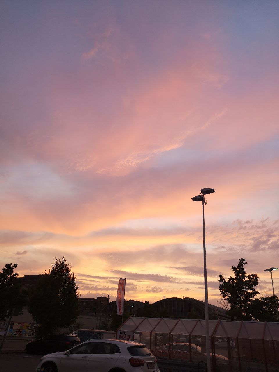 the sky